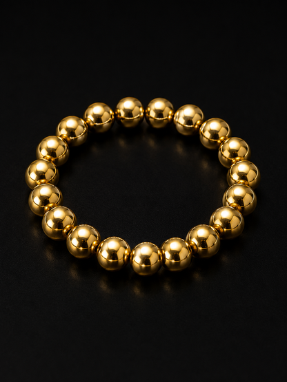 Lady Luck Luxe Gold & Black Clover Bracelet Set