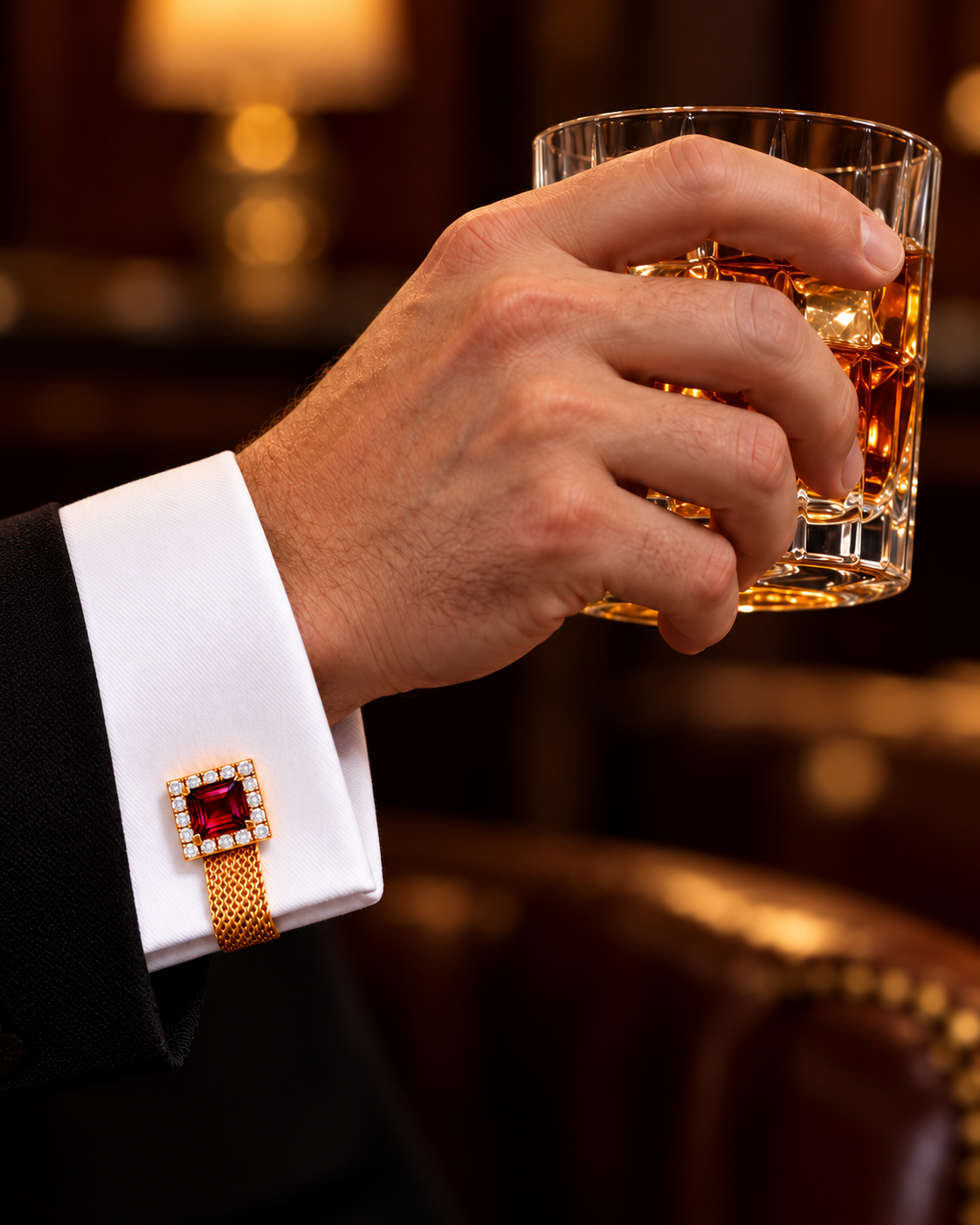 The Edmonds Ruby Cufflinks