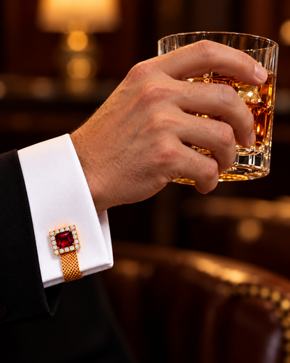 The Edmonds Ruby Cufflinks